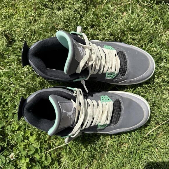 Nike Air Jordan 4 Retro Green Glow 2013 - Size 9 main image 9
